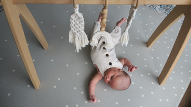 Grey Confetti Kids Padded Play Mat - Family